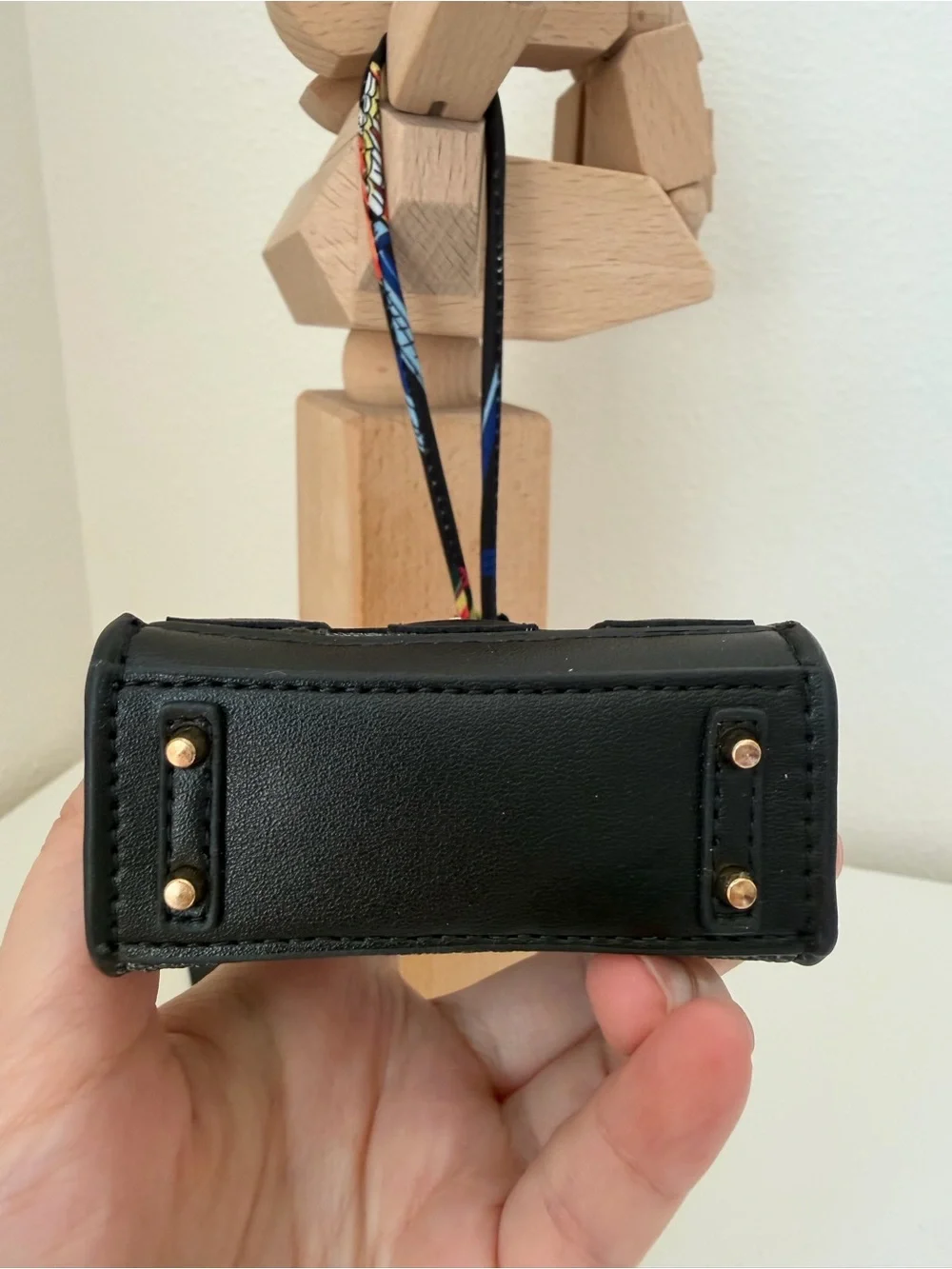 Black Denim Look Mini Bag Charm 🖤🏠